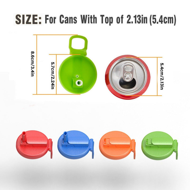 Soda Can Straw Covers with Assorted Colors