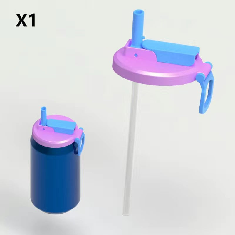 Soda Can Straw Covers with Assorted Colors