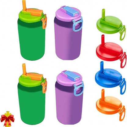 Soda Can Straw Covers with Assorted Colors
